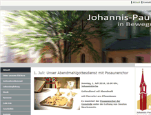 Tablet Screenshot of johannis-paulus-ka.de